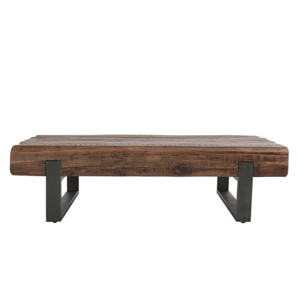 Duarte Rectangle Coffee Table - Rustic Brown