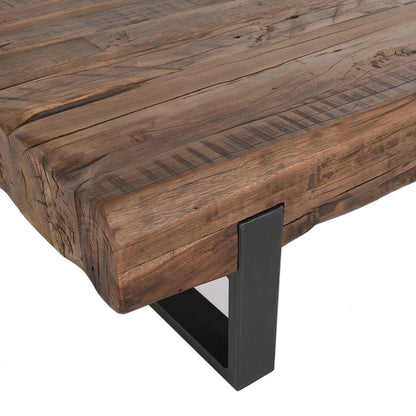 Duarte Rectangle Coffee Table - Rustic Brown