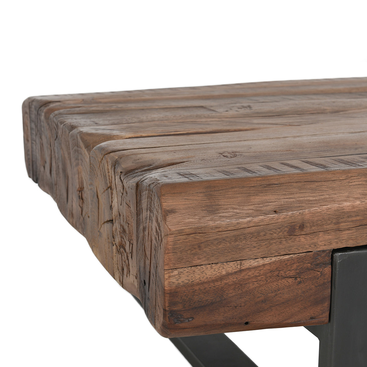 Duarte Rectangle Coffee Table - Rustic Brown
