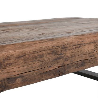 Duarte Rectangle Coffee Table - Rustic Brown