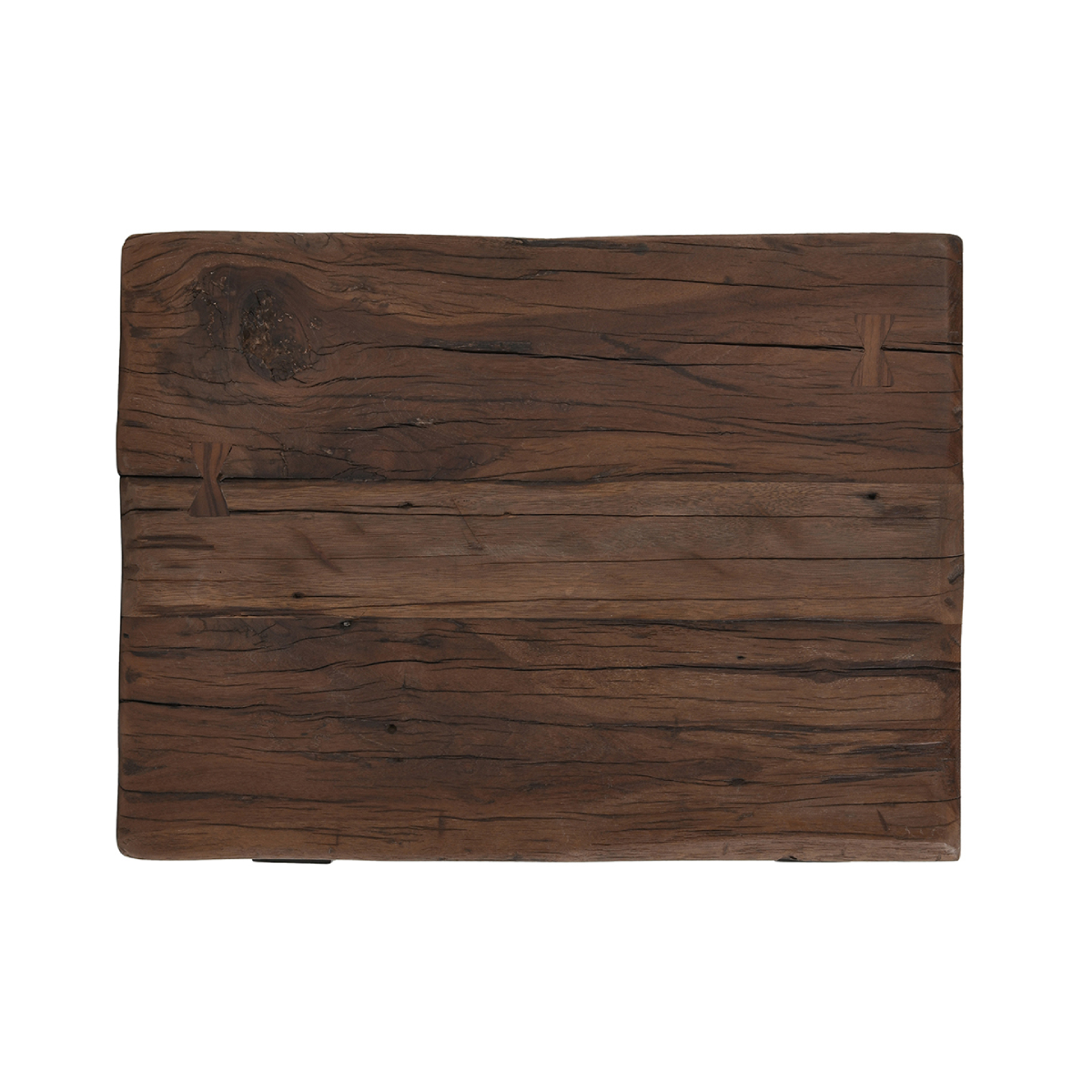Duarte Rectangle End Table - Rustic Brown