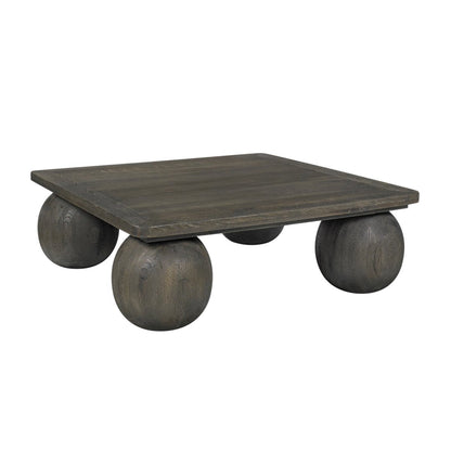 Redondo Square Coffee Table - Dark Brown