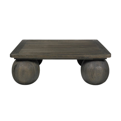 Redondo Square Coffee Table - Dark Brown