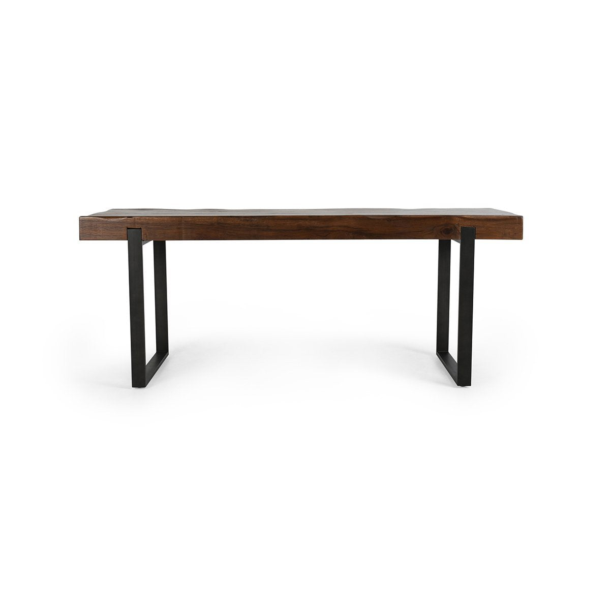 Duarte Rectangle Counter Table - Rustic Brown