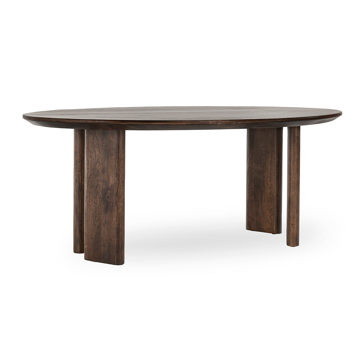 Norwood Oval Dining Table - Bark Brown