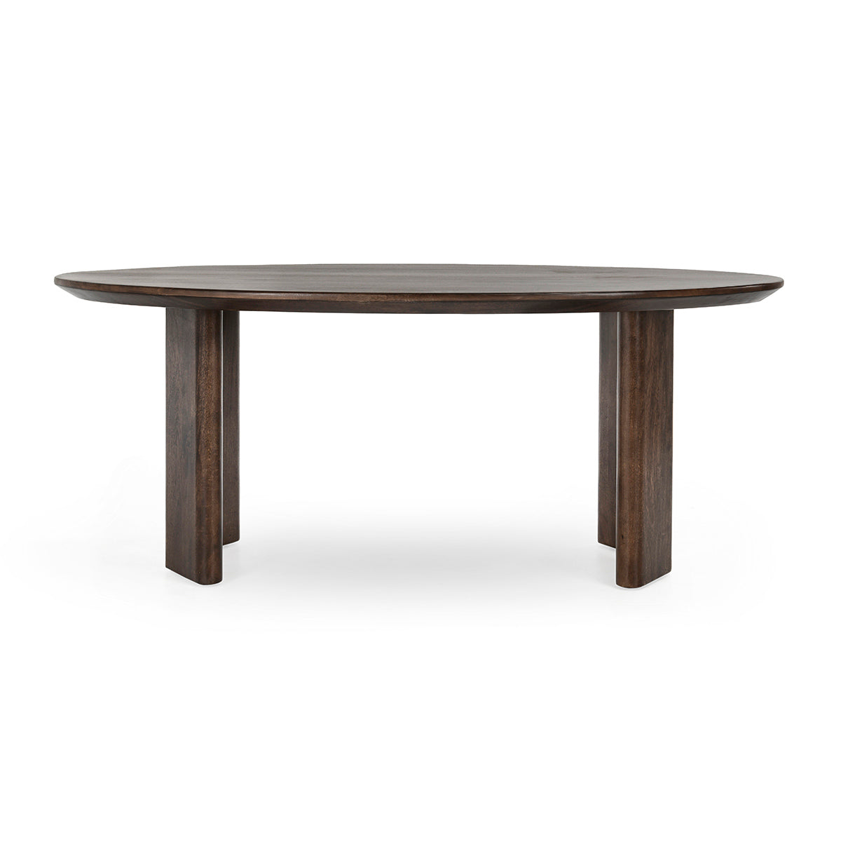 Norwood Oval Dining Table - Bark Brown