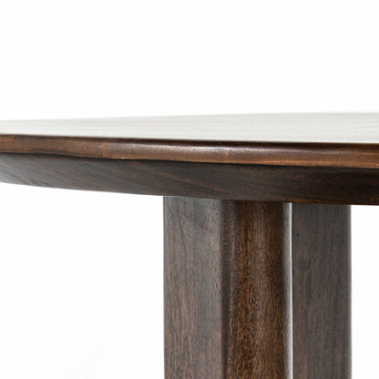 Norwood Oval Dining Table - Bark Brown