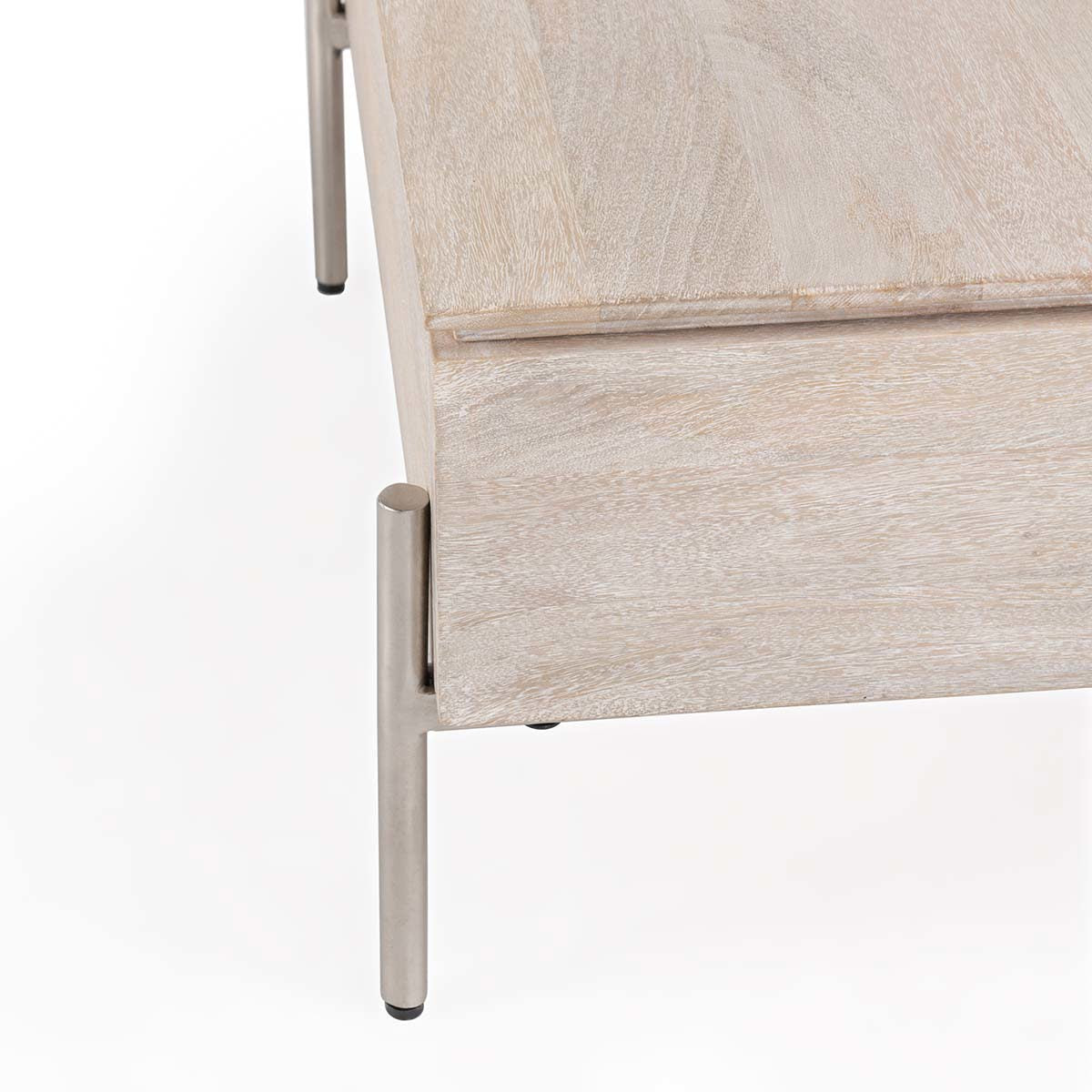 Rocklin Double Round Lift Top Coffee Table - White
