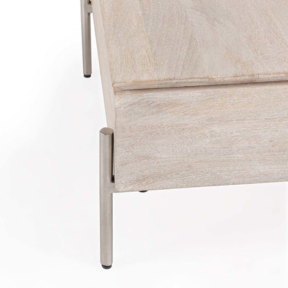 Rocklin Double Round Lift Top Coffee Table - White
