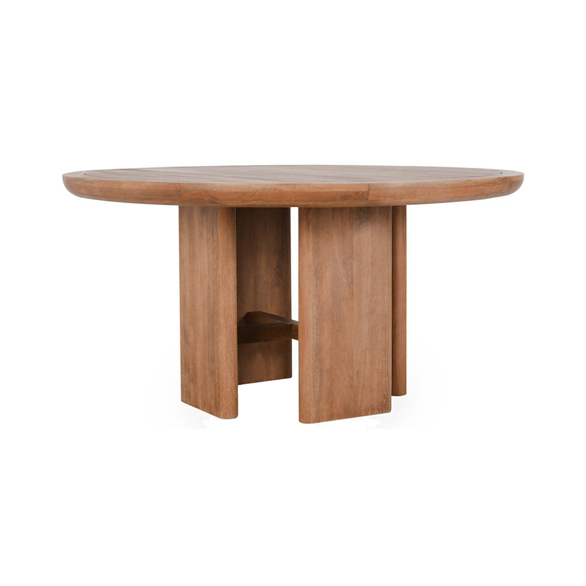 Selena Round Dining Table - Hickory Brown