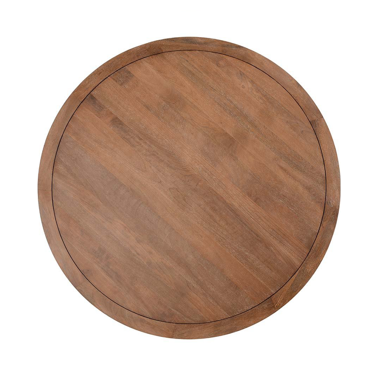 Selena Round Dining Table - Hickory Brown