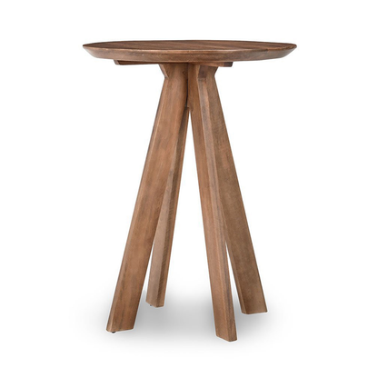 Rodrigo Round Bar Table - Hickory Brown