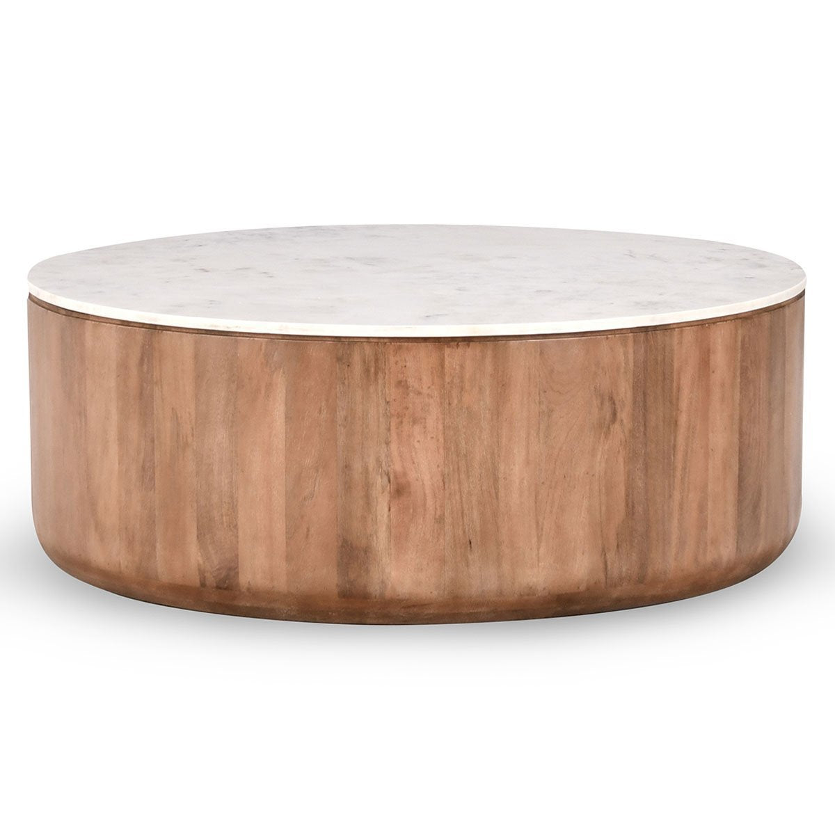 Josie Round Coffee - Hickory Brown
