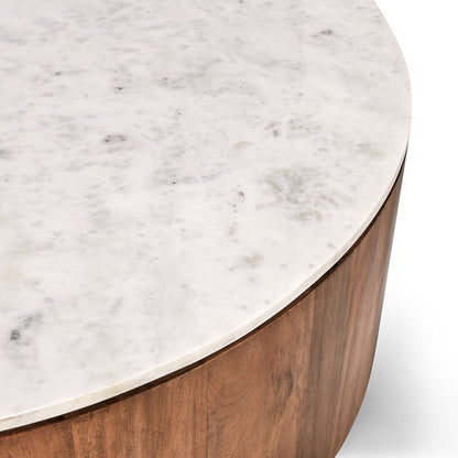 Josie Round Coffee - Hickory Brown