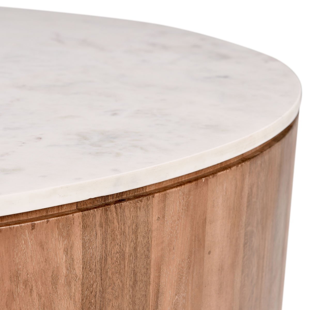 Josie Round Coffee - Hickory Brown