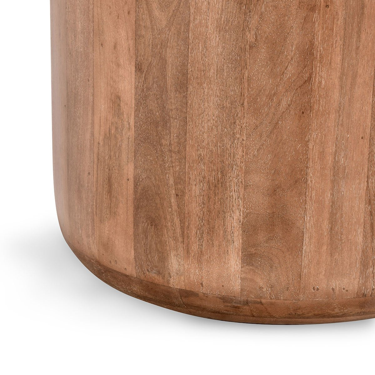 Josie Round End Table - Hickory Brown