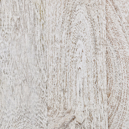 Norwood Round End Table - Coastal White
