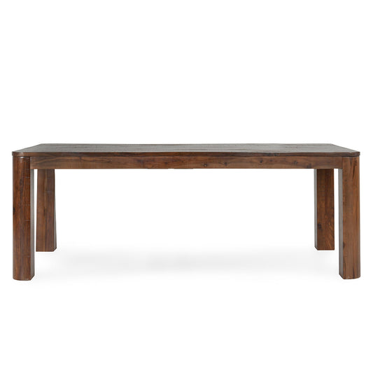 Nemi Rectangle Dining Table - Rustic Brown