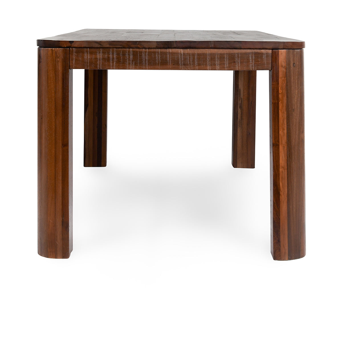 Nemi Rectangle Dining Table - Rustic Brown