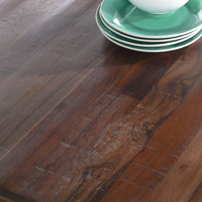 Nemi Rectangle Dining Table - Rustic Brown