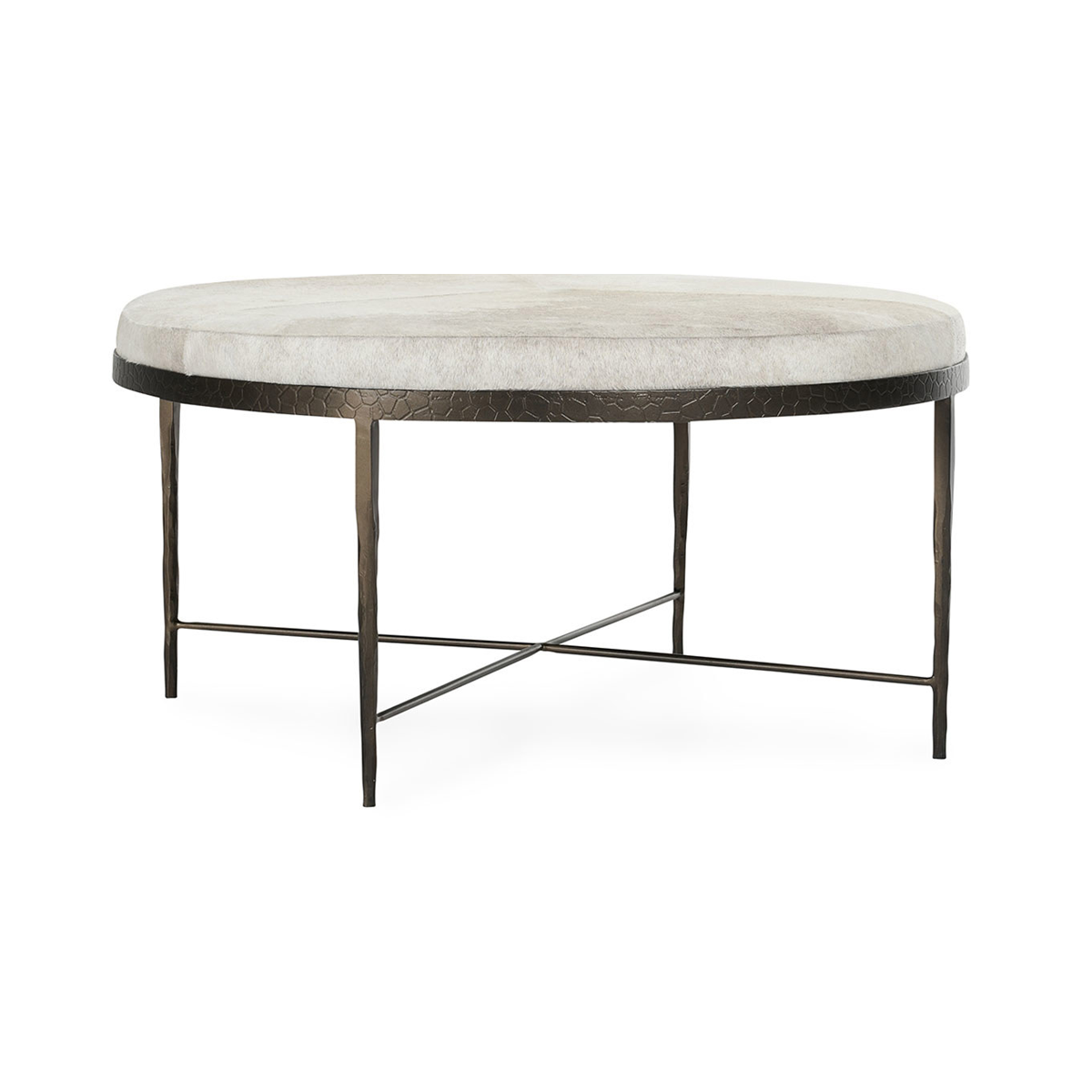 Bose Hide Round Coffee Table - Dusty Cream