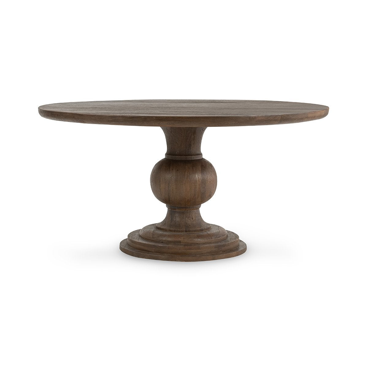 Hera Dining Table - Pecan Brown - 60"