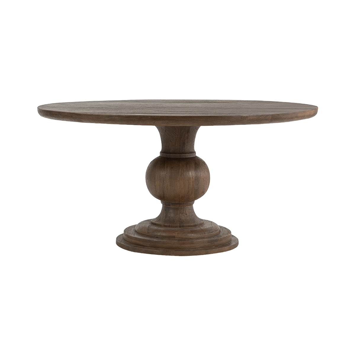 Hera Dining Table - Pecan Brown - 60"