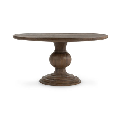 Hera Dining Table - Pecan Brown - 60"