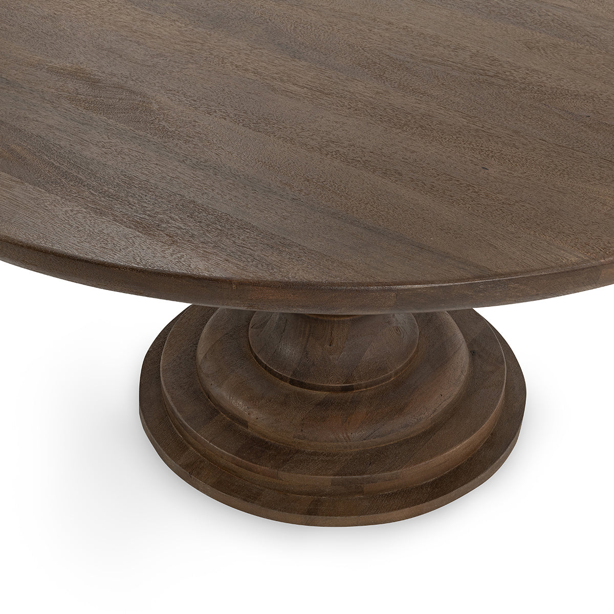 Hera Dining Table - Pecan Brown - 60"