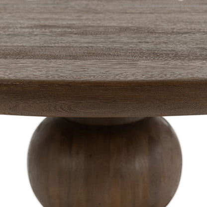 Hera Dining Table - Pecan Brown - 60"