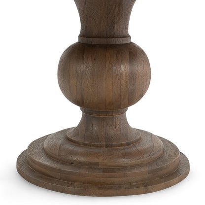 Hera Dining Table - Pecan Brown - 60"