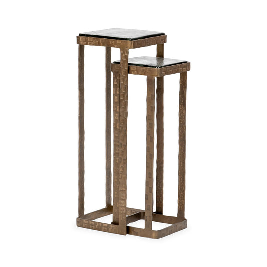 Gillian Nesting Accent Tables - Brass