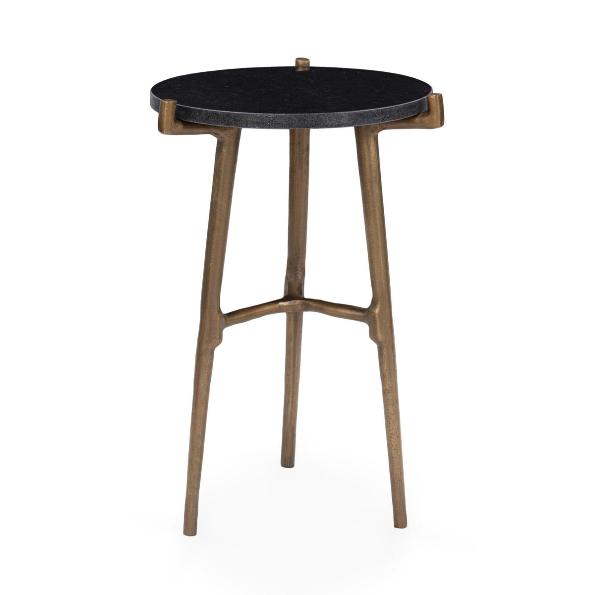 Halley Round Accent Table - Black