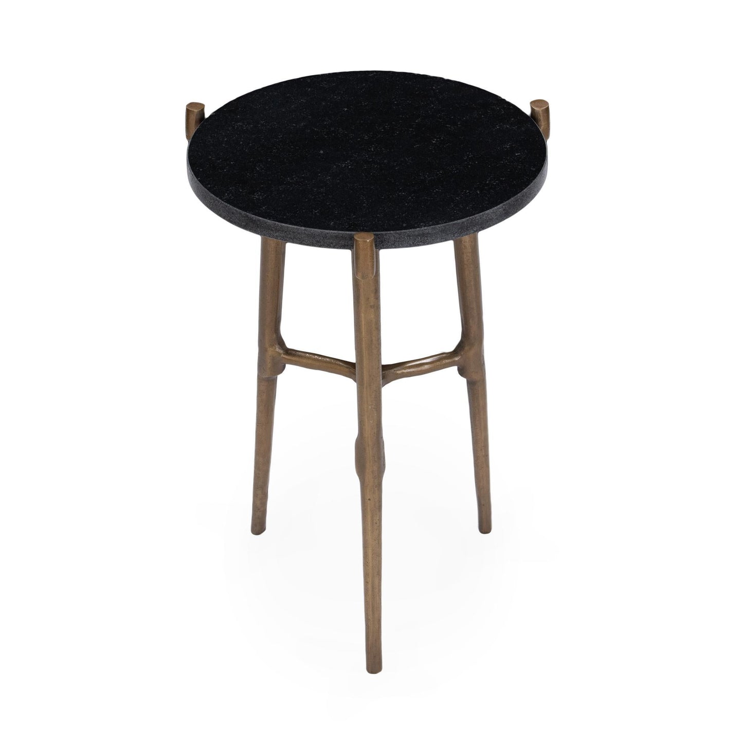 Halley Round Accent Table - Black
