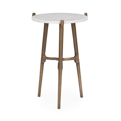 Halley Accent Table - White