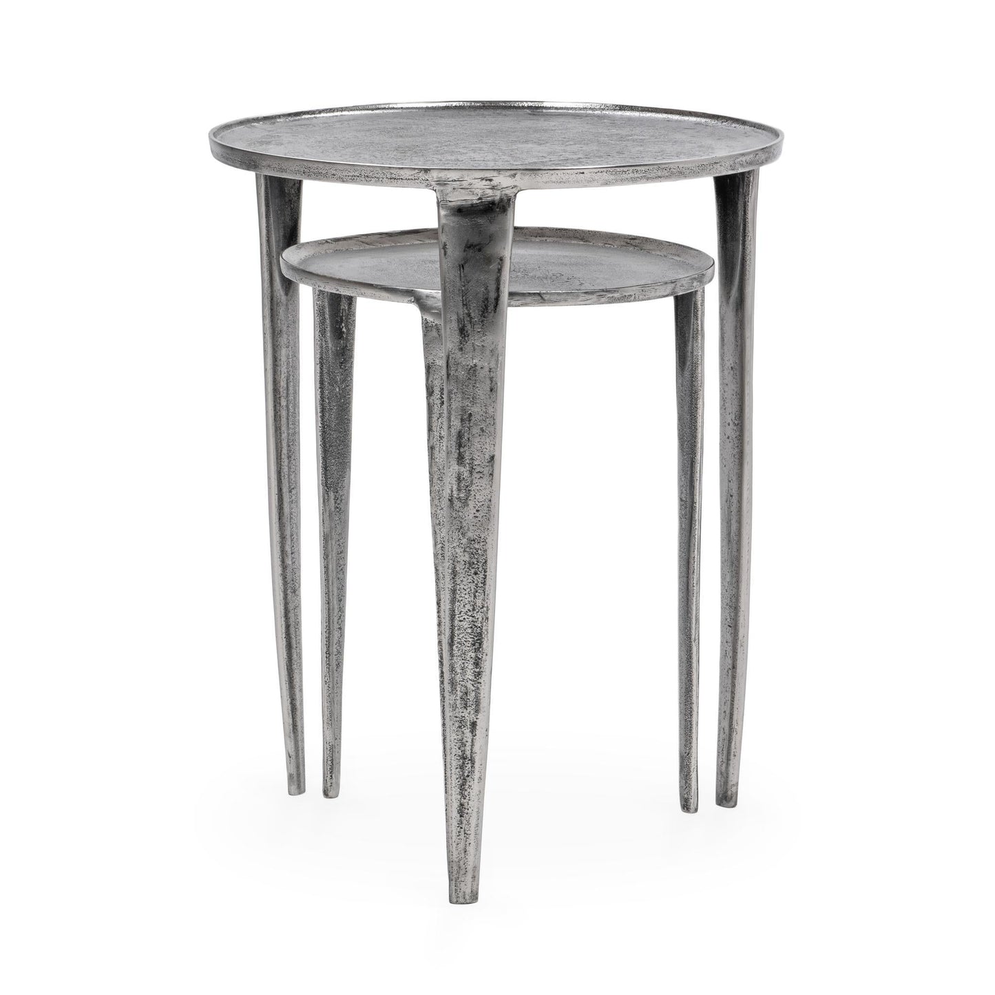 Elinor Nesting Accent Tables Set of 2 - Nickle