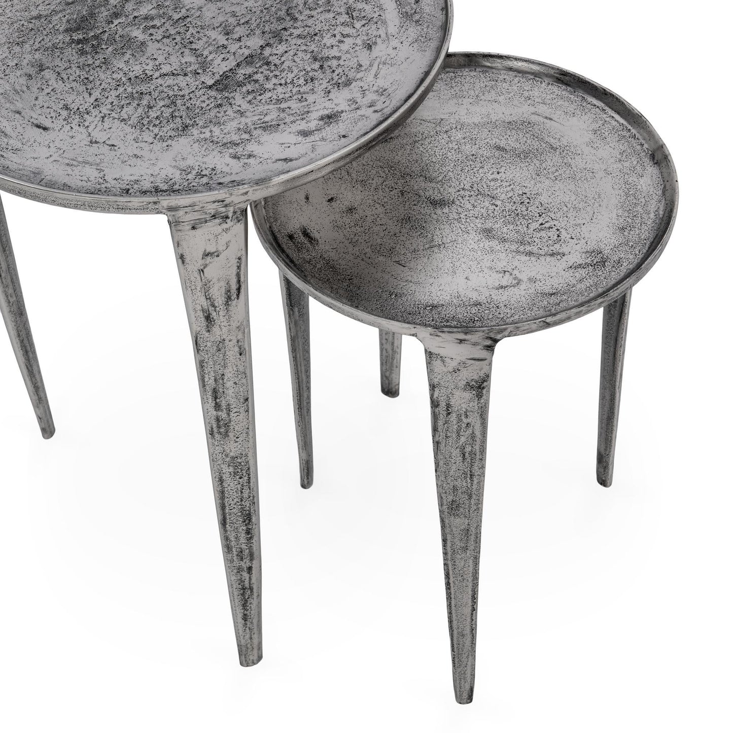 Elinor Nesting Accent Tables Set of 2 - Nickle