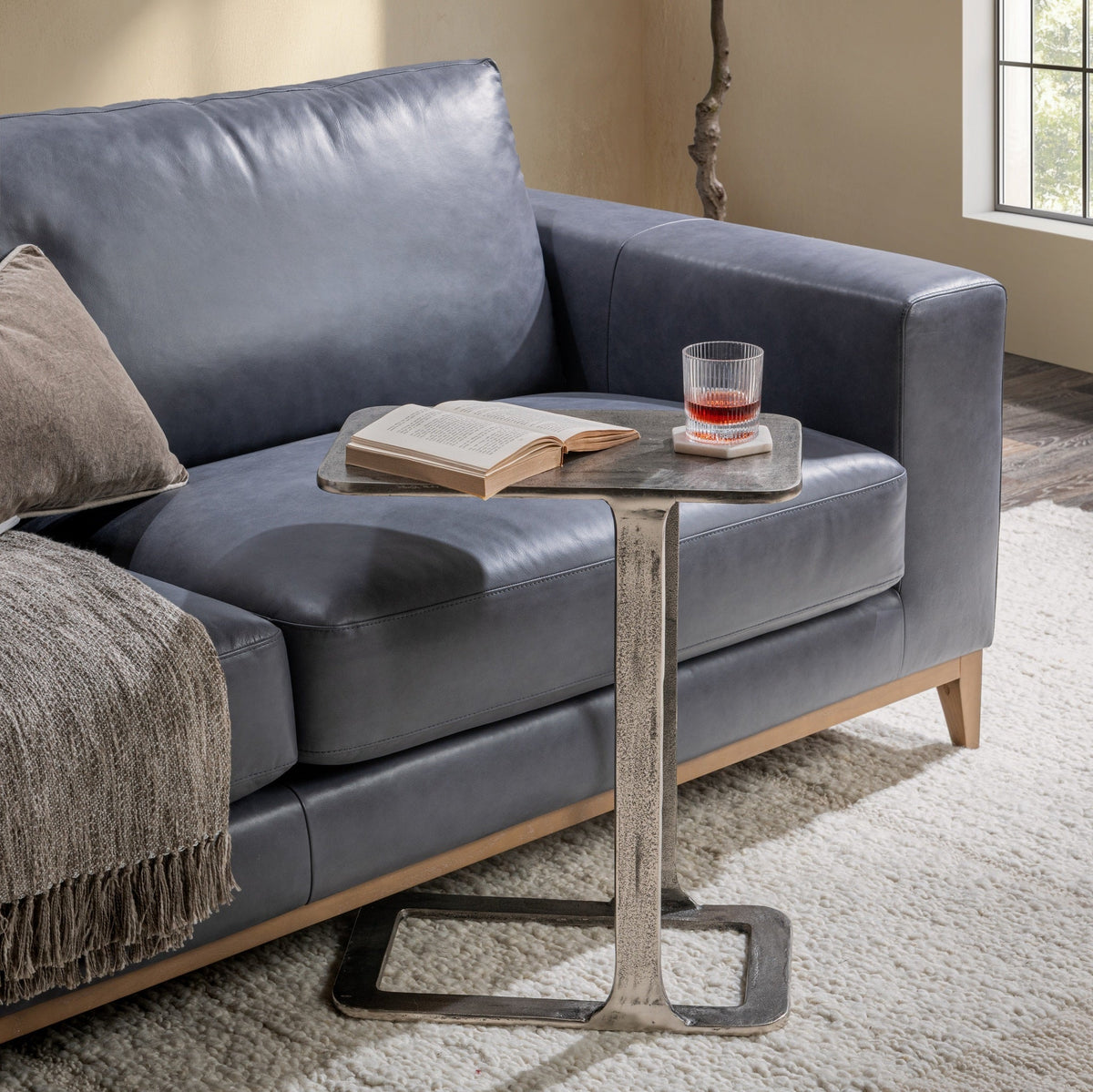 Geanna Accent Table - Nickle