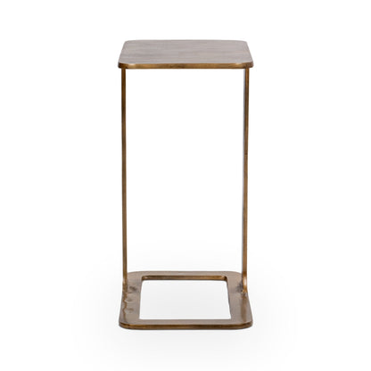 Geanna Accent Table - Brass