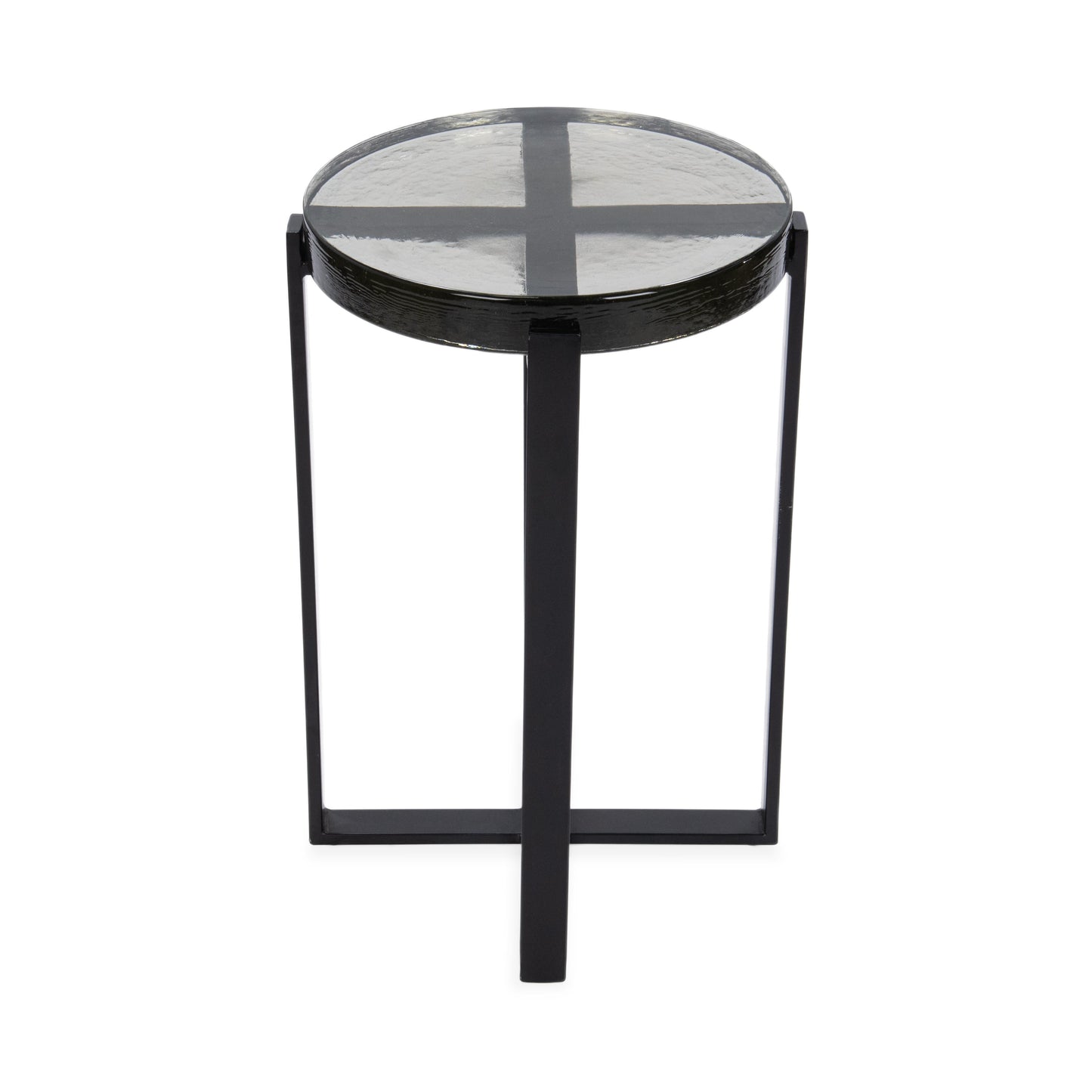 Gallie Round Accent Table - Black