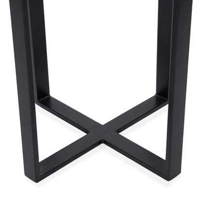 Gallie Round Accent Table - Black