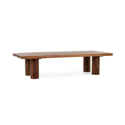 Alto Rectangle Coffee Table - Rustic Brown