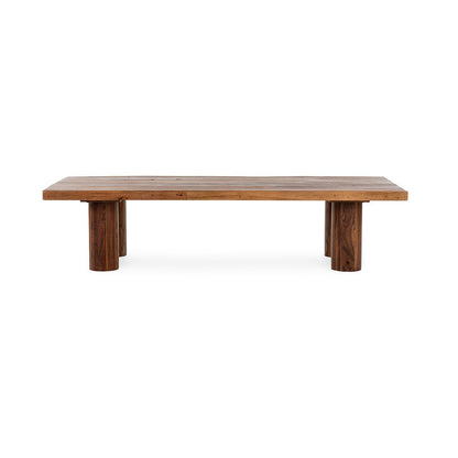 Alto Rectangle Coffee Table - Rustic Brown