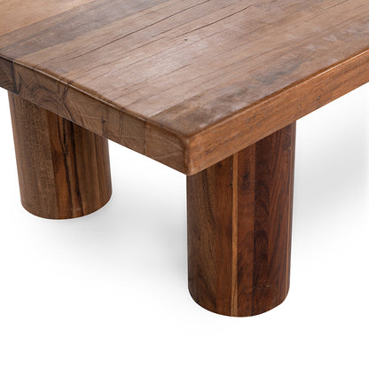 Alto Rectangle Coffee Table - Rustic Brown