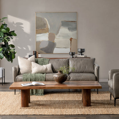 Alto Rectangle Coffee Table - Rustic Brown
