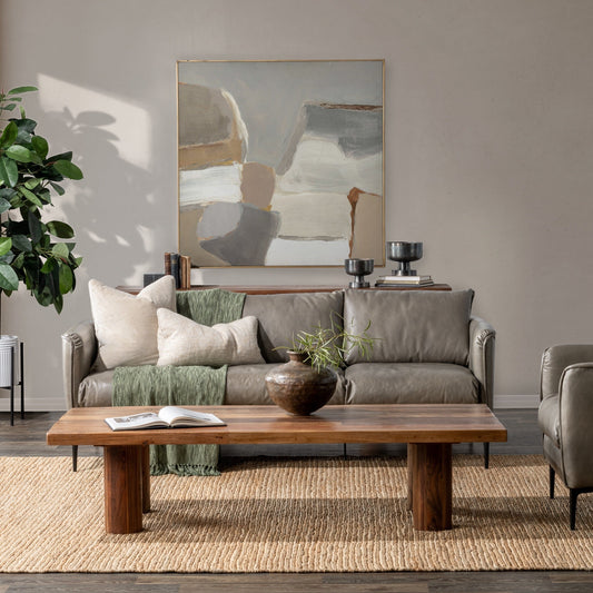Alto Rectangle Coffee Table - Rustic Brown