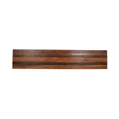 Alto Rectangle Console Table - Rustic Brown