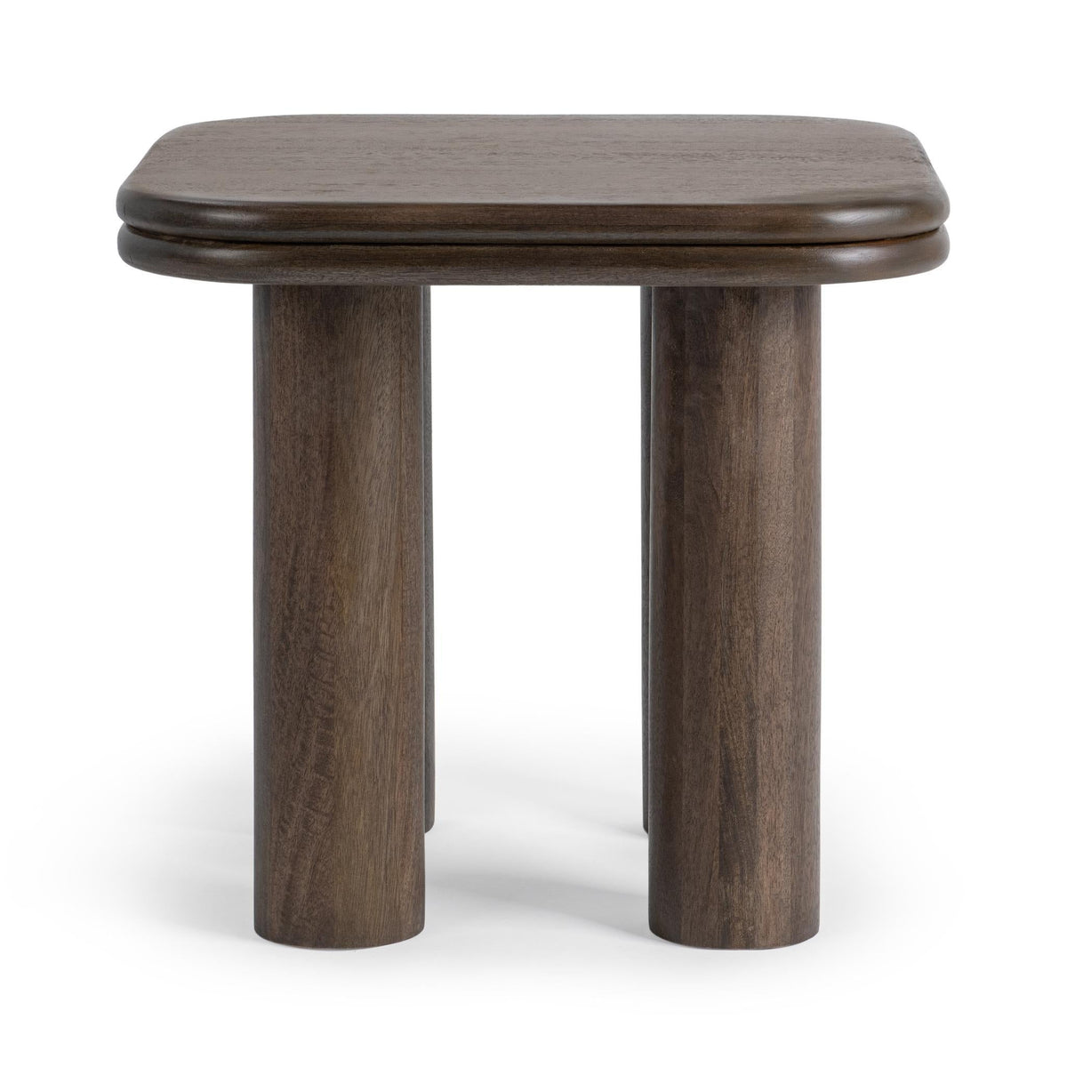 Miranda End Table - Cocoa Brown