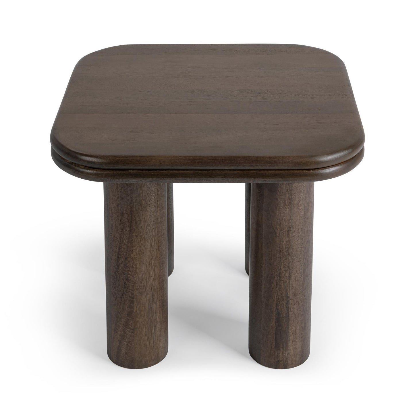 Miranda End Table - Cocoa Brown