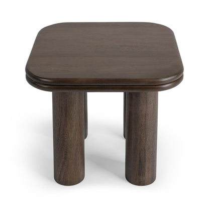 Miranda End Table - Cocoa Brown